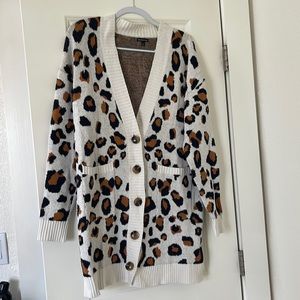 Leopard cardigan